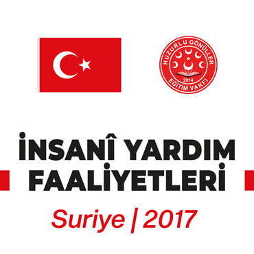 Yıllara göre Suriye yardım faaliyetlerini gösteren grafik