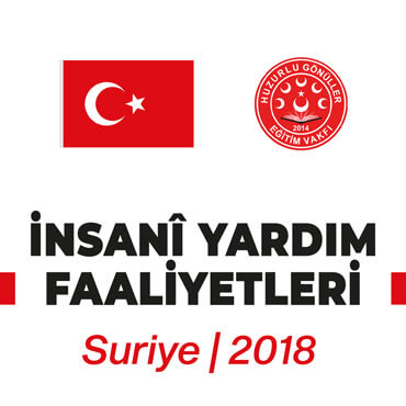 Yıllara göre Suriye yardım faaliyetlerini gösteren grafik